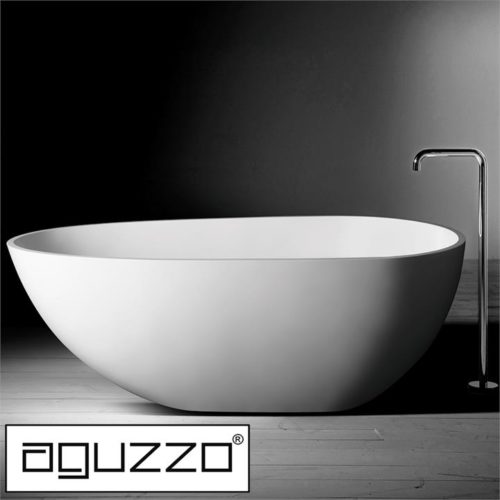 Pulito Artstone Matte White Freestanding Bath - Egg - 1500mm or 1680mm
