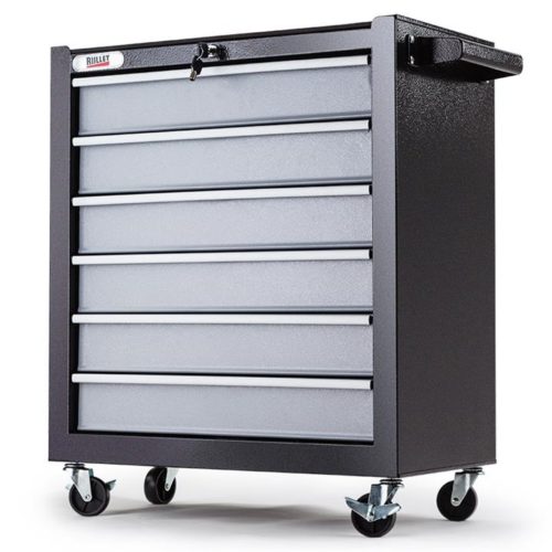 BULLET 6 Drawer Tool Box Cabinet Trolley Garage Toolbox Storage Mechanic Chest