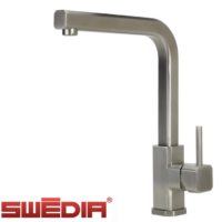 Cubex Stainless Steel Kitchen Mixer Tap - Brushed