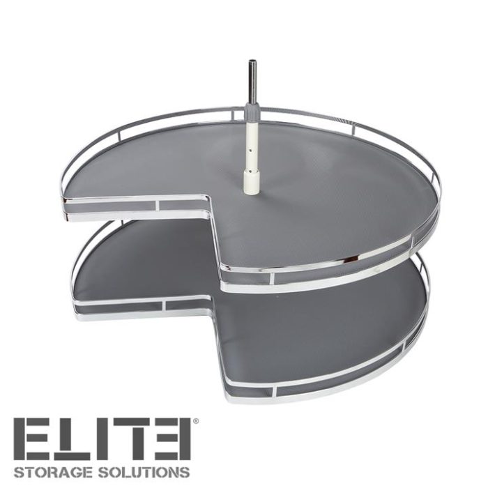 ELITE Kitchen Cupboard Carousel - 270 degrees - Height Adjustable