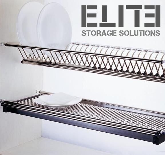 ELITE Kitchen Cupboard Dish Shelf - 600mm