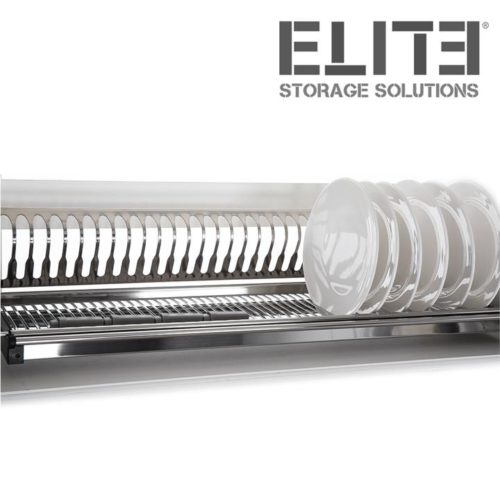 ELITE L-Shaped Kitchen Cupboard Dish Shelf - 900mm