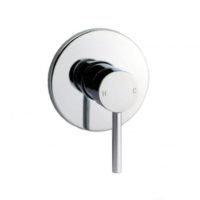 Echo Round Chrome Shower/Bath Wall Mixer