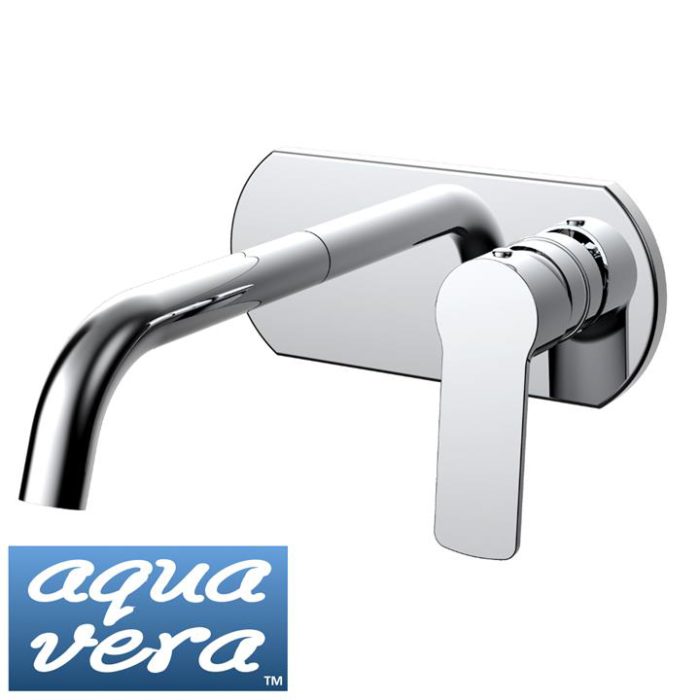 Fleur Wall Mounted Single Lever Mixer Tap and Spout
