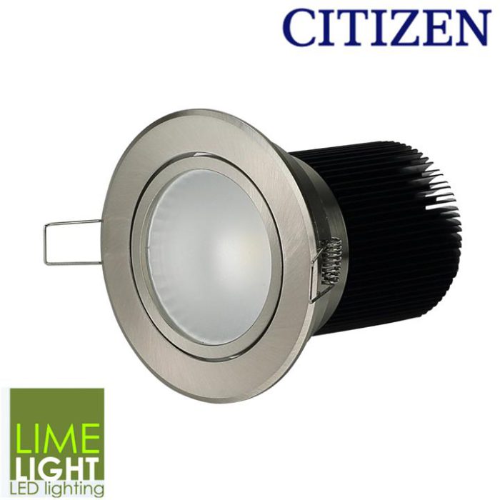 HERO Citizen LED Downlight Kit and Driver - Warm White Dimmable 15W 90mm Silver Frame