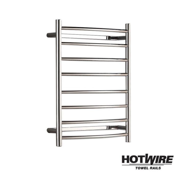 Hotwire -  Unheated Towel Ladder - Curved (H700mm x W530mm)