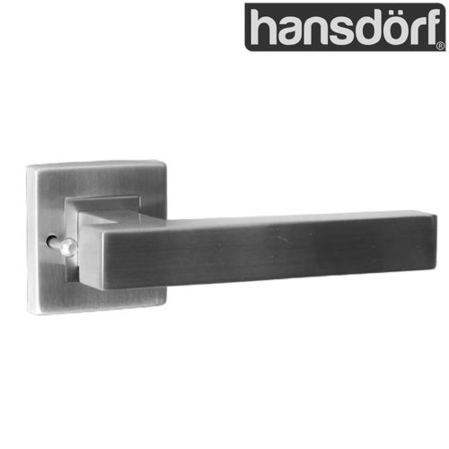 Kudos Door Lever Handle Kit - with Privacy Button - Solid Stainless Steel