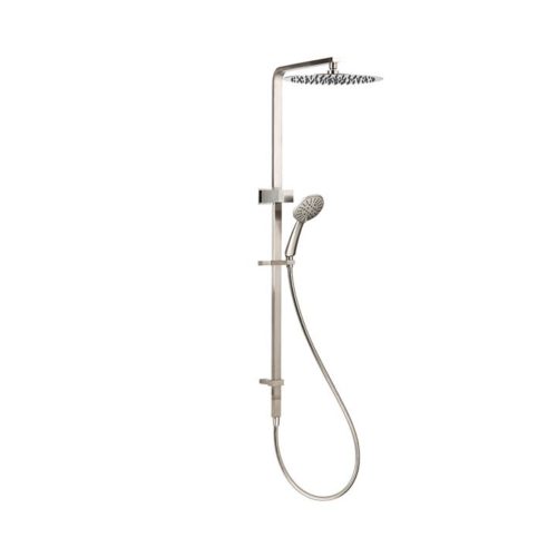 LYNX ECO Dual Shower Set - Rain Head and NANOJET Hand Shower Brushed Nickel