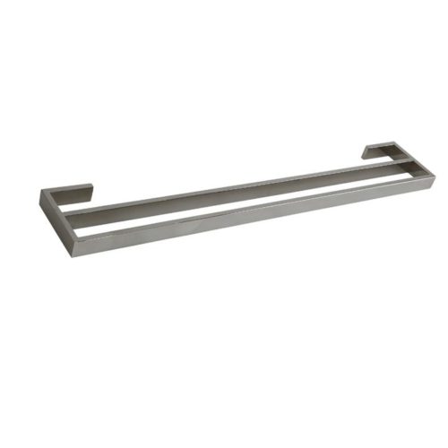 Montangna Stainless Steel Double Towel Rail (750mm) - Brushed Satin