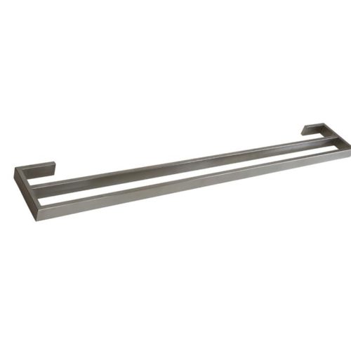 Montangna Stainless Steel Double Towel Rail (900mm) - Brushed Satin