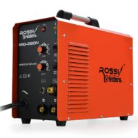 ROSSI 220 Amp 4-in-1 Multi-Process MIG TIG Stick Portable Inverter Gas Gasless Welder
