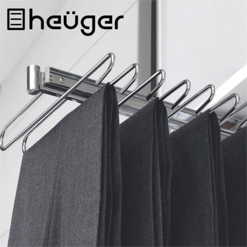 Slide-Out Double Sided Trouser Rack - Top-Mounted - Holds 20 pairs