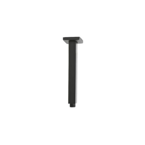 Square Shower Arm - Ceiling Mounted - 200mm - Matte Black