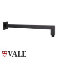 Square Shower Arm - Wall Mounted - Matte Black