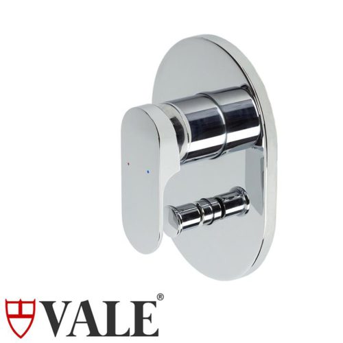 Symphony Wall Mounted Bath and Shower Mixer With Diverter - Chrome