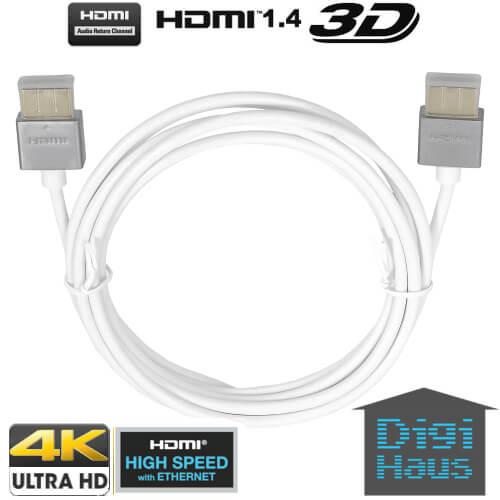 Ultra Slim HDMI Flexible Travel Cable V1.4 - 2m