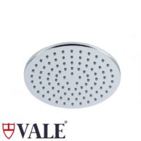 Vale Round Rain Shower Head (200mm) - Luxury Polished Chrome