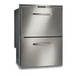 Vitrifrigo DW180.2DT Stainless Steel Two-Drawer Fridge Freezer 144L